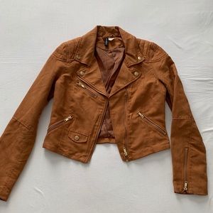 Faux suede jacket